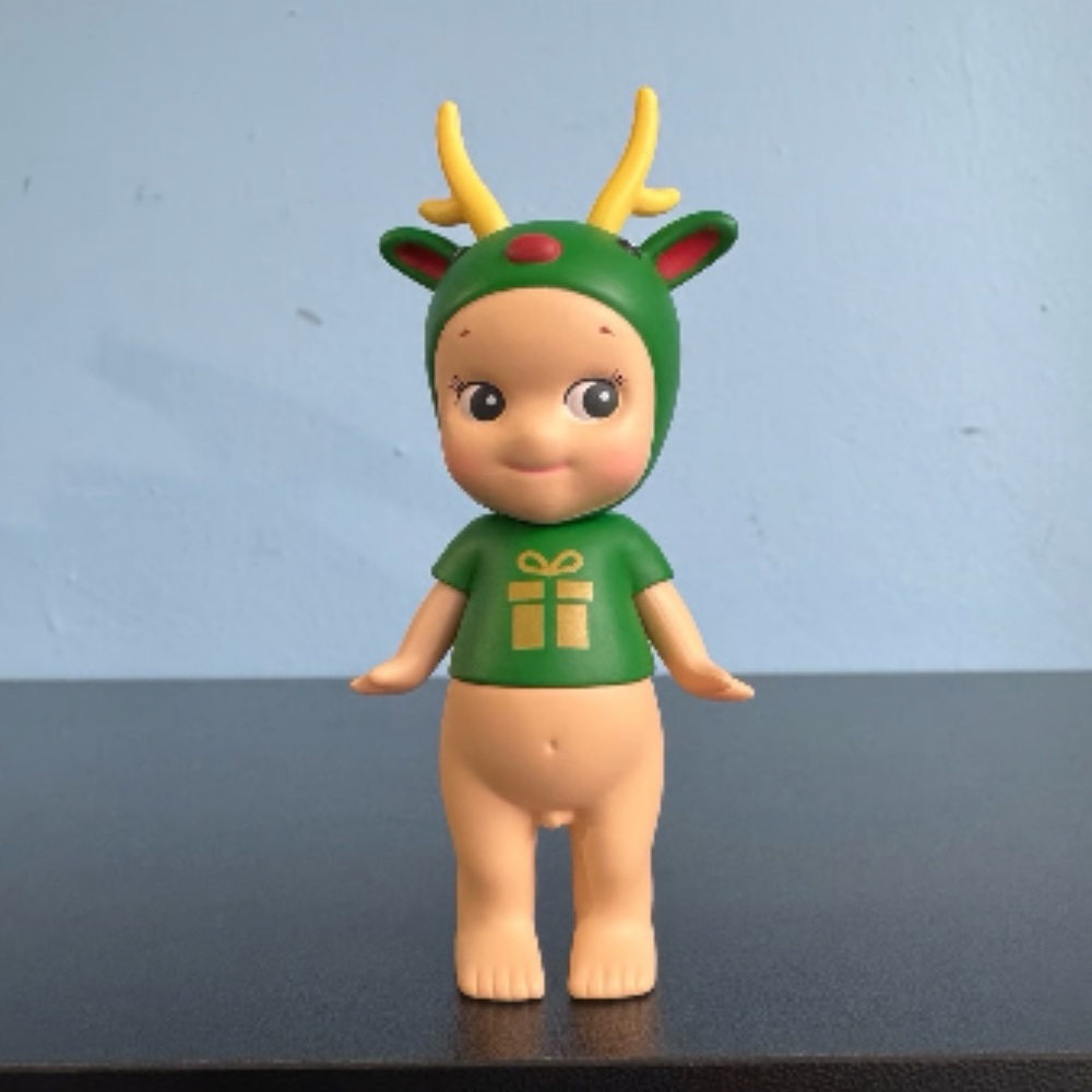 Sonny Angel Deer Green Advent Christmas Series Authentic NEW